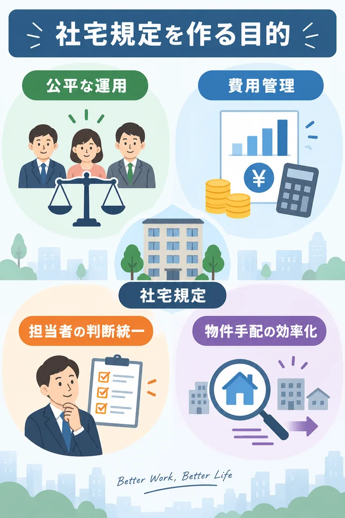 社宅規定を作る目的