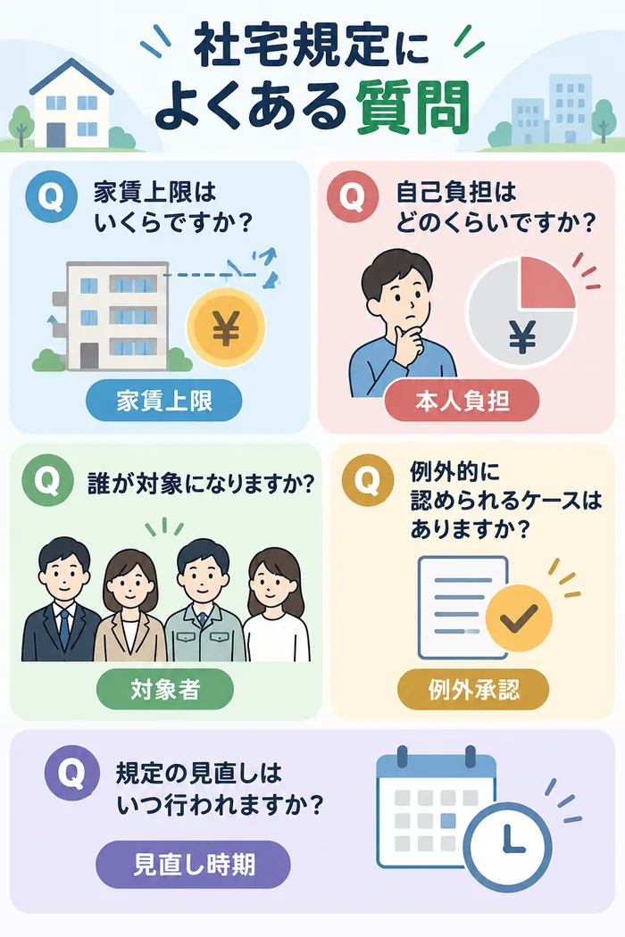 社宅規定によくある質問